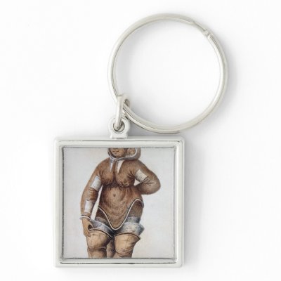 Eskimo  Woman and Baby Key Chains by bridgemanart