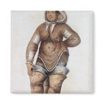 Eskimo  Woman and Baby Magnet