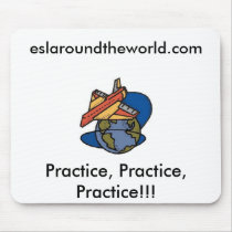 ESL Around the World Mouse Pad