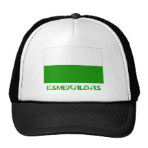 Esmeraldas flag with Name Hats