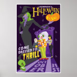 Esmeralda's Halloween party poster