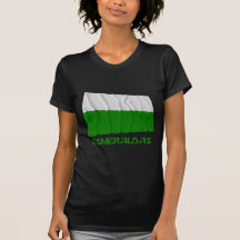 Esmeraldas waving flag with Name Shirt