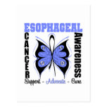 Esophageal Cancer Awareness Butterfly Postcard