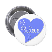 Esophageal Cancer Believe Heart Buttons