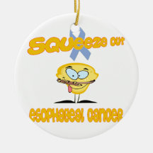 Esophageal Cancer Christmas Ornaments