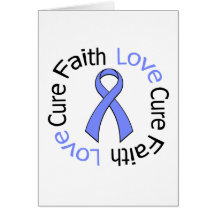 Esophageal Cancer Faith Love Cure Greeting Cards