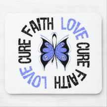 Esophageal Cancer Faith Love Cure Mouse Mat