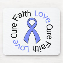 Esophageal Cancer Faith Love Cure Mouse Pads