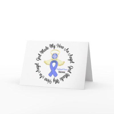 Esophageal Cancer God Made My Hero An Angel Cards by giftsforawareness