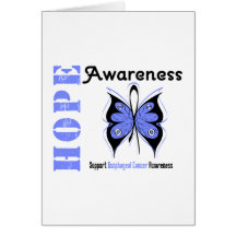 Esophageal Cancer Hope Awareness Card
