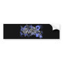 Esophageal Cancer Hope Garden Ribbon Bumper Sticker