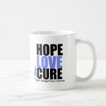 Esophageal Cancer Hope Love Cure Mug