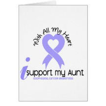 Esophageal Cancer I Support My Aunt Greeting Cards