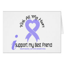 Esophageal Cancer I Support My Best Friend Cards