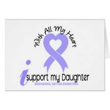 Esophageal Cancer I Support My Daughter Greeting Card
