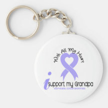 Esophageal Cancer I Support My Grandpa Key Chains