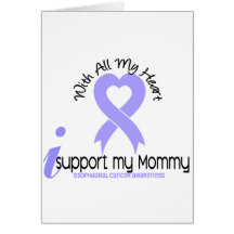 Esophageal Cancer I Support My Mommy Greeting Cards