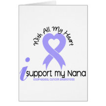 Esophageal Cancer I Support My Nana Greeting Card