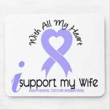 Esophageal Cancer I Support My Wife Mouse Pads