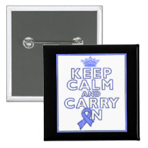 Esophageal Cancer Keep Calm and Carry ON Buttons