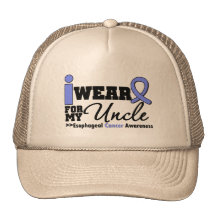 Esophageal Cancer Periwinkle Ribbon For My Uncle Hat