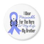 Esophageal Cancer Ribbon Hero My Brother Magnet