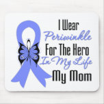 Esophageal Cancer Ribbon Hero My Mom Mouse Pads