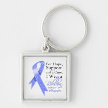 Esophageal Cancer Support Hope Awareness Key Chain