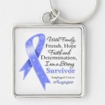 Esophageal Cancer Support Strong Survivor Keychains