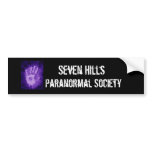 esp, Seven Hills, Paranormal Society Bumper Sticker