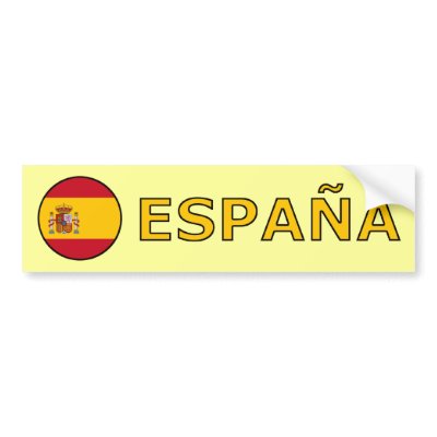 Espana Bumper Stickers by zkislar
