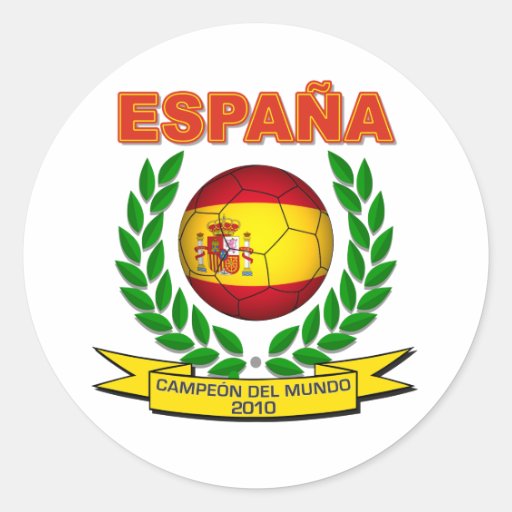 España Campeón del Mundo 2010 -d11 Sticker