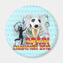 España Campeón Del Mundo Fridge Magnets