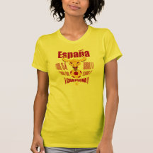 España Campeona Euro Cup 64 08 12 World Cup 10 Tee Shirt