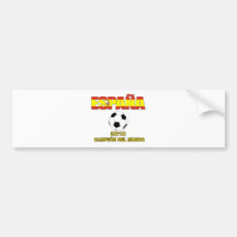 España Campeones del Mundo t-shirt 2010 Bumper Sticker