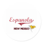 Espanola New Mexico City Classic Stickers