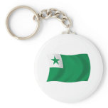 Esperanto Flag Keychain