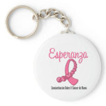 Esperanza Liston Rosa - Cancer de Mama Key Chains