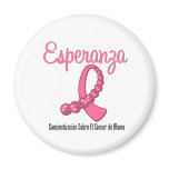 Esperanza Liston Rosa - Cancer de Mama Fridge Magnets
