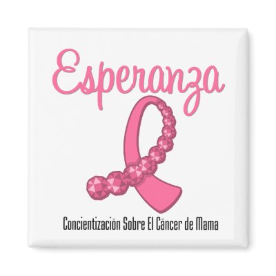 Esperanza Liston Rosa - Cancer de Mama Magnets by cancerapparel