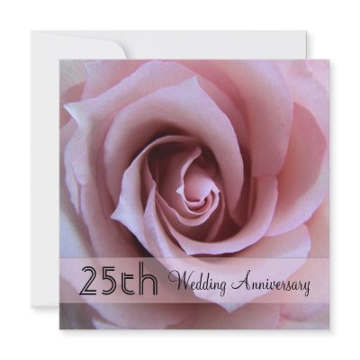 Esperanza Rose 25th Anniversary Invitation by Koobear
