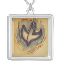 Espiritu Santo Holy Spirit Dove Pendant