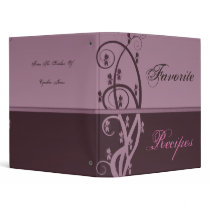 Espresso and Sangria Recipe Book 3 Ring Binders