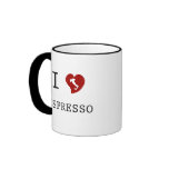 Espresso lovers I Love Espresso Coffee Mugs