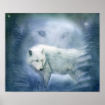 Esprit 2 de lune - affiche/copie de beaux-arts de 