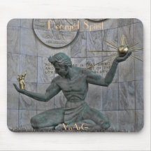Esprit délabré tapis de souris