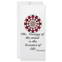 *Essence of Life* -Aristotle Quote Full Color Rack Card