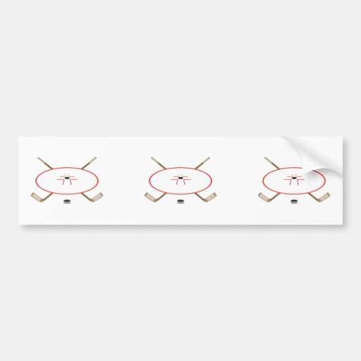 essentials of ice hockey bumper sticker