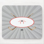 essentials of ice hockey mouse pad