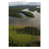 Essequibo River, longest river in Guyana, and Cards